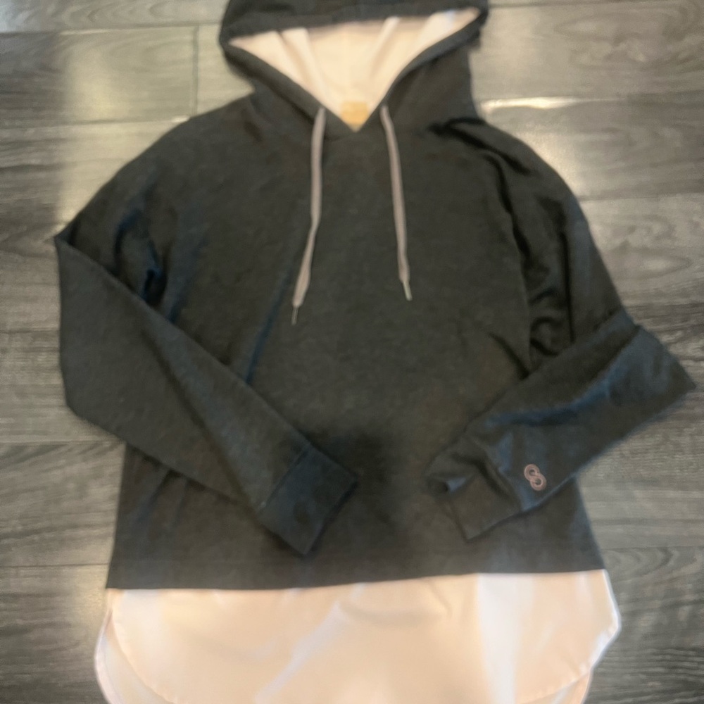CALIA by Carrie Underwood Gray and Pink Hoodie